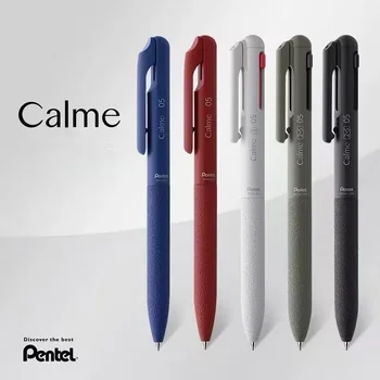 1шт Pentel Calme Mute Press 0,5 Шариковая ручка Средняя Масляная ручка Японские Канцелярские принадлежности Школьные принадлежности