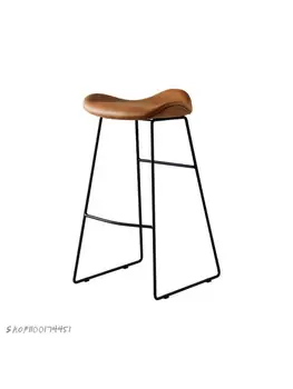 Скандинавский барный стул для взрослых, современный минималистичный модный барный стул с лепестками, кофейный стул, обеденный стол в домашнем ресторане, барный стул