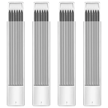 24 штуки черных 2,8 мм HB сменных грифелей для плотницкого карандаша, изучите долговечные грифели для механического карандаша