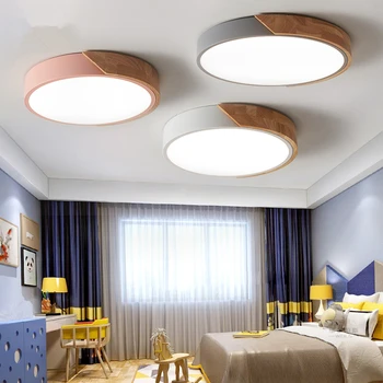 Потолочный светильник moonlux Nordic LED Современная круглая ультратонкая настенная лампа для гостиной, кухни, спальни
