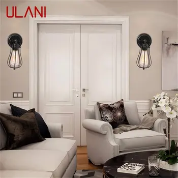 Классические настенные бра ULANI Light в стиле ретро-Лофт, светодиодные лампы для украшения домашнего коридора