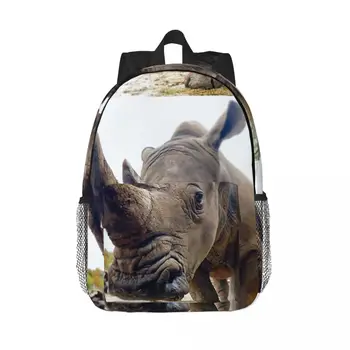 Rhino Также известны как Пухлые единороги Рюкзаки Подростковая сумка для книг Повседневные школьные сумки для студентов Рюкзак для ноутбука Сумка через плечо