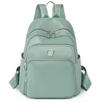 Женские модные водонепроницаемые нейлоновые рюкзаки, женская школьная сумка, повседневный рюкзак на плечо