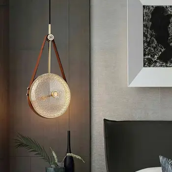 Современная роскошная люстра SANDYHA из меди Креативные маленькие светодиодные светильники для спальни, прикроватной тумбочки, гостиной, столовой, внутреннего подвесного освещения