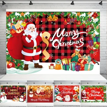 Рождественский фон Веселые Рождественские украшения для дома 2023 Navidad Ноэль Керст Товары для рождественского декора и подарки для новорожденных