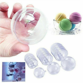 30шт Прозрачных пластиковых шариков круглой формы Прозрачная пластиковая безделушка для свадьбы