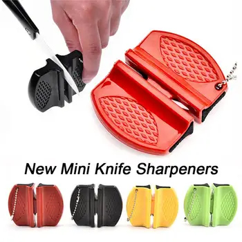 Новые Мини-точилки для ножей, керамический стержень, Точилка для точильных камней, Портативная точилка типа Бабочки для заточки ножей на открытом воздухе, Каменные инструменты