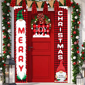 Приветственный знак На Входной Двери С Рождеством, Украшение Двери, Двустишие, Праздничный Декор, С Новым Годом, Домашний Декор Navidad Adornos Navideño