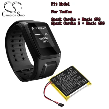 Аккумулятор умных часов Cameron Sino для TomTom Spark Cardio + Music GPS Spark Cardio 2 + Music GPS Литий-полимерный 200 мАч