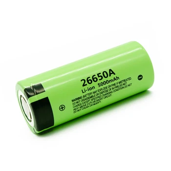 Высококачественная батарея 26650 5000 мАч 3,7 В 50А литий-ионная аккумуляторная батарея для светодиодного фонарика 26650A + зарядное устройство 18650