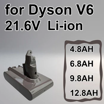 21,6 В 4800/6800/9800/12800 мАч Литий-ионный Аккумулятор для Dyson V6 DC58 DC59 DC62 DC74 SV09 SV07 SV03 965874-02 Аккумулятор для Пылесоса L3