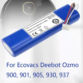 Новый оригинальный аккумулятор для робота-пылесоса 14,4 В 6800 мАч для ecovacs deebot ozmo