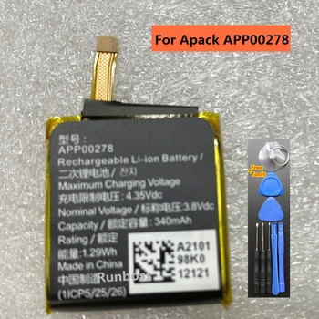 Оригинальный аккумулятор 3,8 В 340 мАч для часов Apack APP00278 Batteria