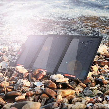 Солнечная складная сумка для мобильного телефона мощностью 200 Вт с кронштейном Выход USB DC5521 Солнечное зарядное устройство из монокристаллического кремния Солнечное зарядное устройство