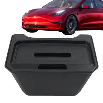 Коробка Для Хранения Автомобиля Tesla Model Y Багажник Автомобиля Задняя Центральная Консоль Ящик Для Хранения Органайзер Перегородка Для Хранения И Сортировки