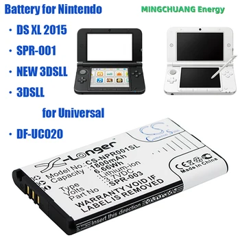 Аккумулятор для игровой консоли Cameron Sino 3,7 В/1800 мАч SPR-003, SPR-A-BPAA-CO для Nintendo DS XL 2015, SPR-001, НОВЫЙ 3DSLL, 3DSLL