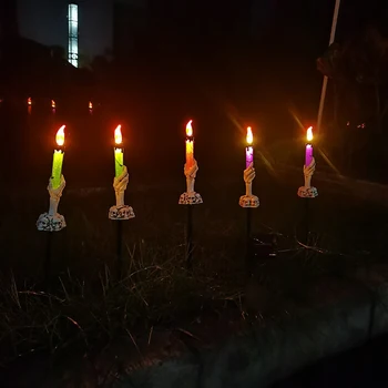 Лампа для атмосферы сада на Хэллоуин, Водонепроницаемая прочная наземная лампа для пола
