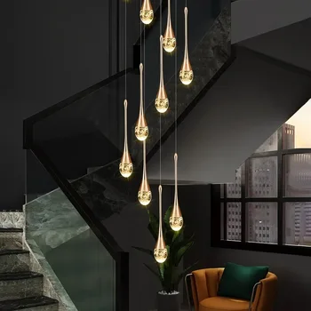 Художественная светодиодная люстра, подвесной светильник для гостиной, декор комнаты в скандинавском стиле, потолочное освещение в столовой, кухонные принадлежности