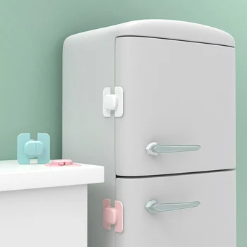 Защелка дверцы домашнего холодильника с морозильной камерой для малышей, замки детского шкафа, безопасность ребенка, детский замок