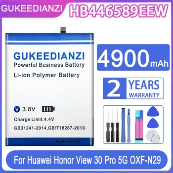 Аккумуляторная батарея GUKEEDIANZI Hb446589eew для Huawei Honor View 30 Pro Аккумулятор большой емкости Batterij