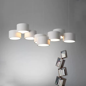 Светодиодная люстра в скандинавском современном простом стиле для гостиной, столовой, спальни, ресторана, бара, подвесных светильников, украшения дома